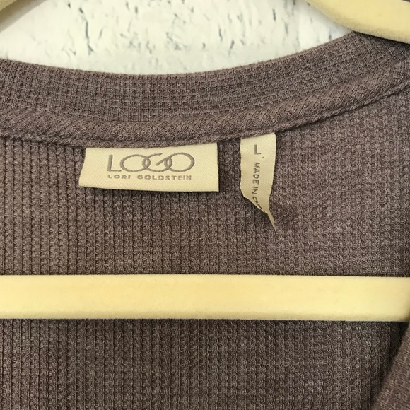 LOGO by Lori Goldsmith  Size Large Sweater Purple - Picture 4 of 8